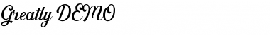 Download Greatly DEMO Font Download Greatly DEMO Font