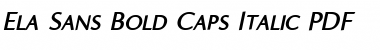 Download Ela Sans Bold Caps Font Download Ela Sans Bold Caps Font