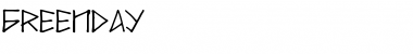 Download GREENDAY Font Download GREENDAY Font