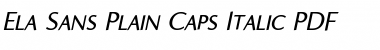 Download Ela Sans Plain Caps Font Download Ela Sans Plain Caps Font