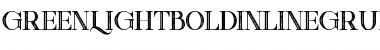 Download Green light bold inline grunge Font Download Green light bold inline grunge Font