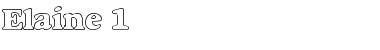 Download Elaine 1 Font Download Elaine 1 Font