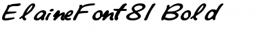 Download ElaineFont81 Font Download ElaineFont81 Font