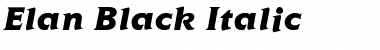 Download Elan Black Font Download Elan Black Font