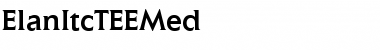 Download ElanItcTEEMed Font Download ElanItcTEEMed Font