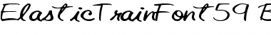 Download ElasticTrainFont59 Font Download ElasticTrainFont59 Font