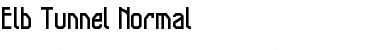 Download Elb-Tunnel Font Download Elb-Tunnel Font