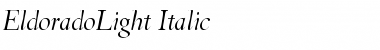 Download EldoradoLight Font Download EldoradoLight Font