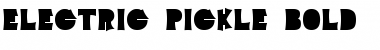 Download Electric Pickle Font Download Electric Pickle Font