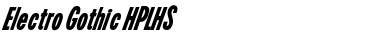 Download Electro Gothic Font Download Electro Gothic Font