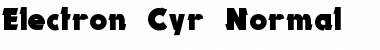 Download Electron Cyr Font Download Electron Cyr Font