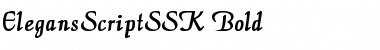 Download ElegansScriptSSK Font Download ElegansScriptSSK Font