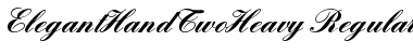 Download ElegantHandTwoHeavy Font Download ElegantHandTwoHeavy Font