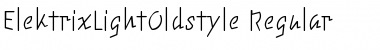 Download ElektrixLightOldstyle Font Download ElektrixLightOldstyle Font