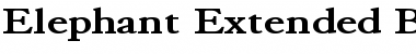 Download Elephant Extended Font Download Elephant Extended Font