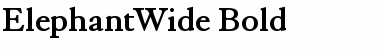 Download ElephantWide Font Download ElephantWide Font