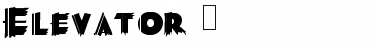 Download Elevator 1 Font Download Elevator 1 Font