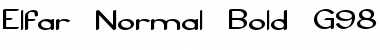 Download Elfar Normal Bold G98 Font Download Elfar Normal Bold G98 Font