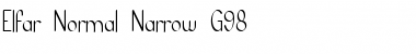 Download Elfar Normal Narrow G98 Font Download Elfar Normal Narrow G98 Font