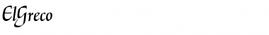 Download ElGreco Font Download ElGreco Font