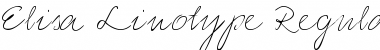 Download Elisa Linotype Regular Font Download Elisa Linotype Regular Font