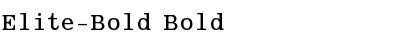 Download Elite-Bold Font Download Elite-Bold Font