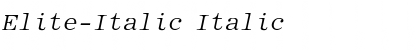 Download Elite-Italic Font Download Elite-Italic Font