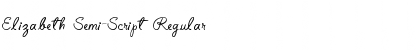 Download Elizabeth Semi-Script Font Download Elizabeth Semi-Script Font