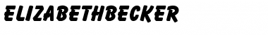 Download ElizabethBecker Font Download ElizabethBecker Font