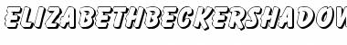 Download ElizabethBeckerShadow Font Download ElizabethBeckerShadow Font