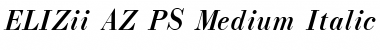 Download ELIZii_A.Z_PS Font Download ELIZii_A.Z_PS Font