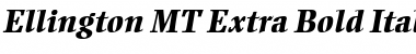 Download Ellington MT Extra Bold Font Download Ellington MT Extra Bold Font
