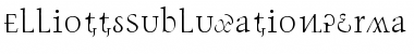 Download ElliottsSubluxationPerma Font Download ElliottsSubluxationPerma Font