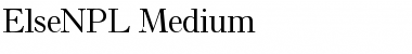 Download ElseNPL-Medium Font Download ElseNPL-Medium Font