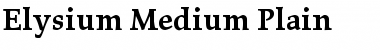 Download Elysium Medium Font Download Elysium Medium Font