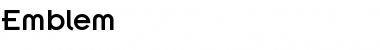 Download Emblem Font Download Emblem Font