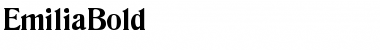 Download EmiliaBold Font Download EmiliaBold Font