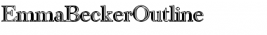 Download EmmaBeckerOutline Font Download EmmaBeckerOutline Font