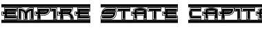 Download Empire State Capital Font Download Empire State Capital Font