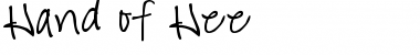 Download Hand of Hee Font Download Hand of Hee Font