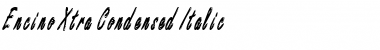 Download Encino Xtra Condensed Font Download Encino Xtra Condensed Font