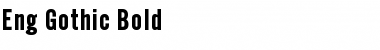 Download Eng Gothic Font Download Eng Gothic Font