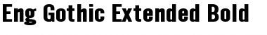 Download Eng Gothic Extended Font Download Eng Gothic Extended Font