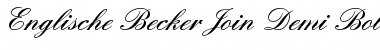 Download Englische Becker Join Demi Bold Font Download Englische Becker Join Demi Bold Font
