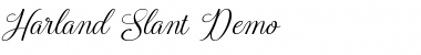 Download Harland Slant Demo Font Download Harland Slant Demo Font