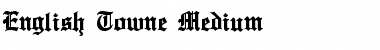 Download English Towne Font Download English Towne Font