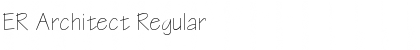 Download ER Architect Font Download ER Architect Font