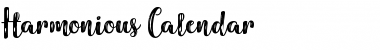 Download Harmonious Calendar Font Download Harmonious Calendar Font