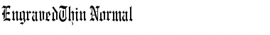 Download EngravedThin Font Download EngravedThin Font