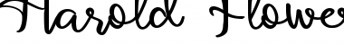 Download Harold Flower Font Download Harold Flower Font